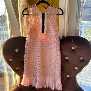 Sandro Pink Lace Dress
